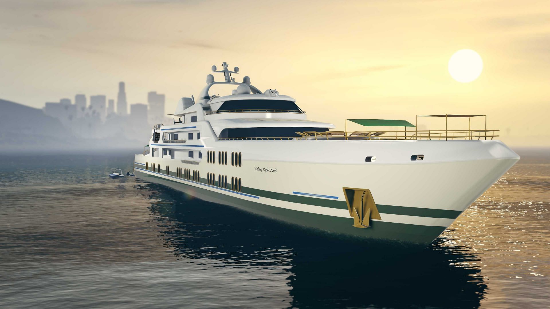 One of the Galaxy Super Yachts (Image via Rockstar Games)